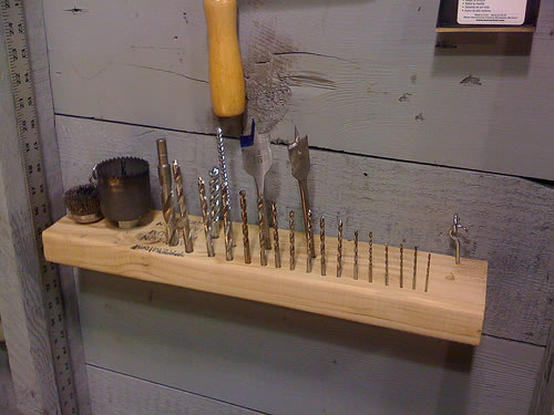 Home Made Drill Holder